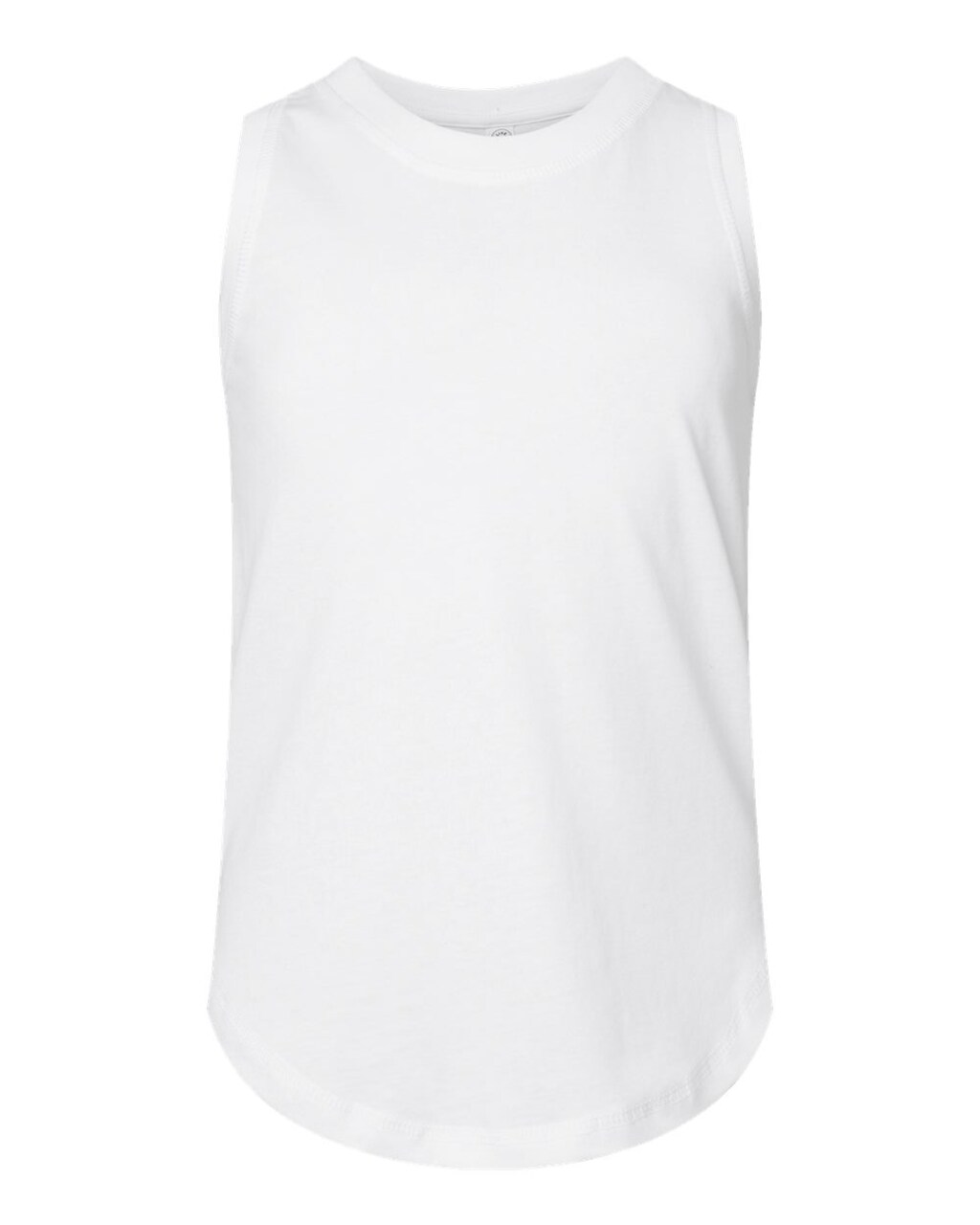 LAT® Girls' Relaxed Fine Jersey Crewneck Sleeve less Tank - 2692